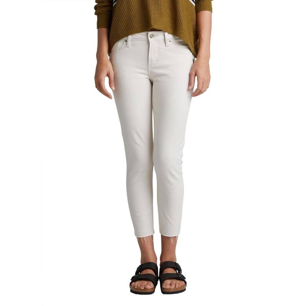 image:imageSilver Jeans Co Boys Avery High Rise Curvy Fit Skinny Crop Jeans LegacyRoadie Slim