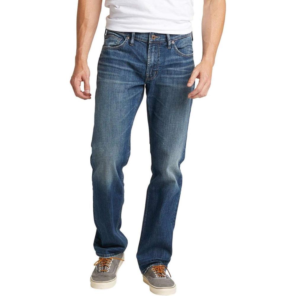 image:imageSilver Jeans Co Mens Allan Slim Fit Straight Leg JeansIndigo Lds389