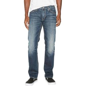 Silver Jeans Co. Men’s Allan Slim Fit Straight Leg Jeans(Dark Vintage Stretch)