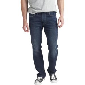 Silver Jeans Co. Men’s Allan Slim Fit Straight Leg Jeans(Dark Wash Ewk426)