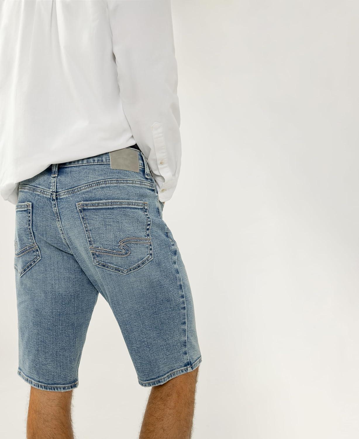 image:imageSilver Jeans Co Mens Zac Relaxed Fit ShortBlue