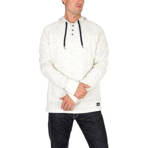 Silver Jeans Co. Men’s Printed Nep Long Sleeve Hoodie(Heather Oatmeal)