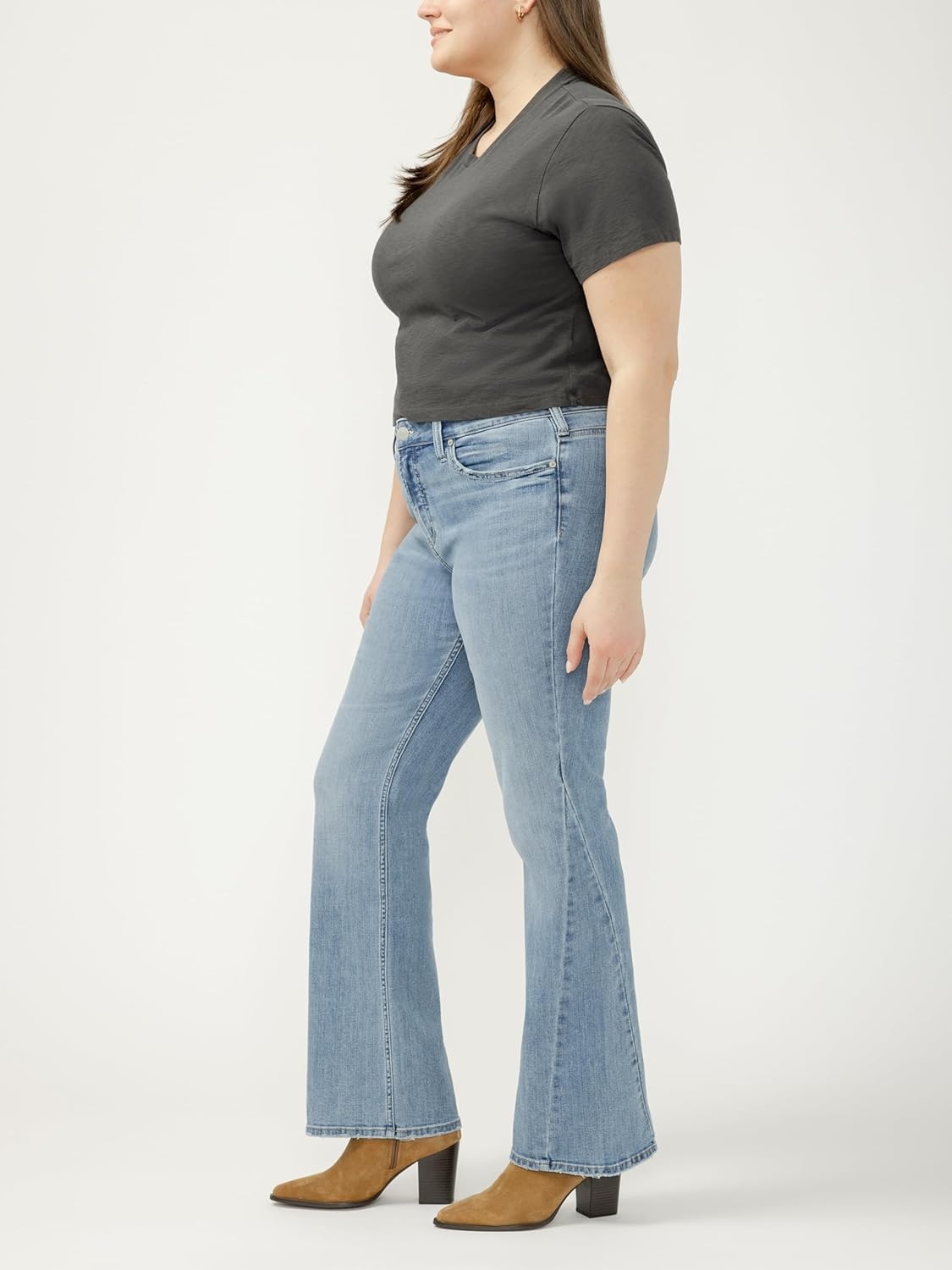 image:imageSilver Jeans Co Womens Plus Size Suki Mid Rise Bootcut JeansHaze