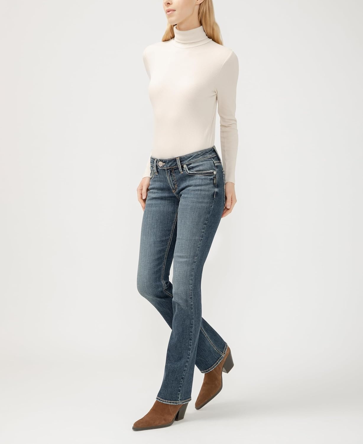 image:imageSilver Jeans Co Womens Tuesday Low Rise Slim Bootcut JeansBillie
