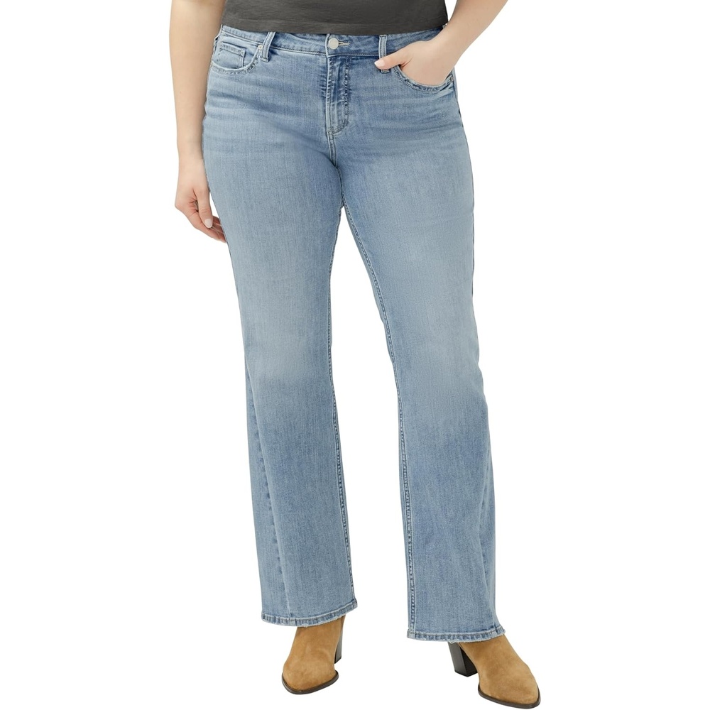 image:imageSilver Jeans Co Womens Plus Size Suki Mid Rise Bootcut JeansHaze
